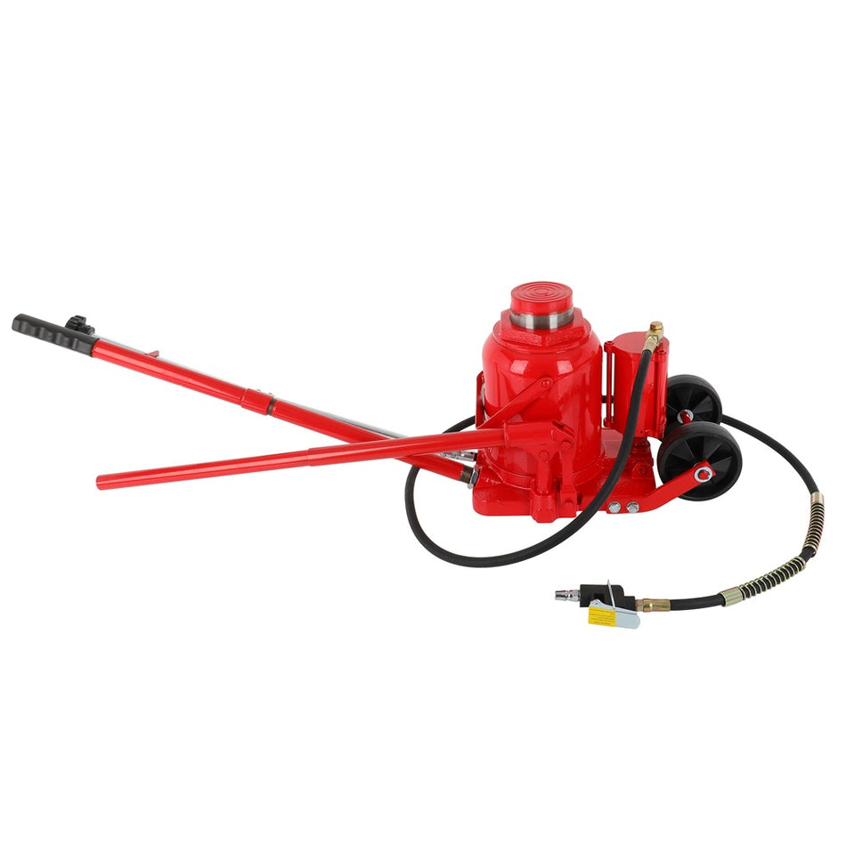 50 Ton Air Hydraulic Bottle Jack Manual Heavy Duty Auto Truck RV Repair Lift