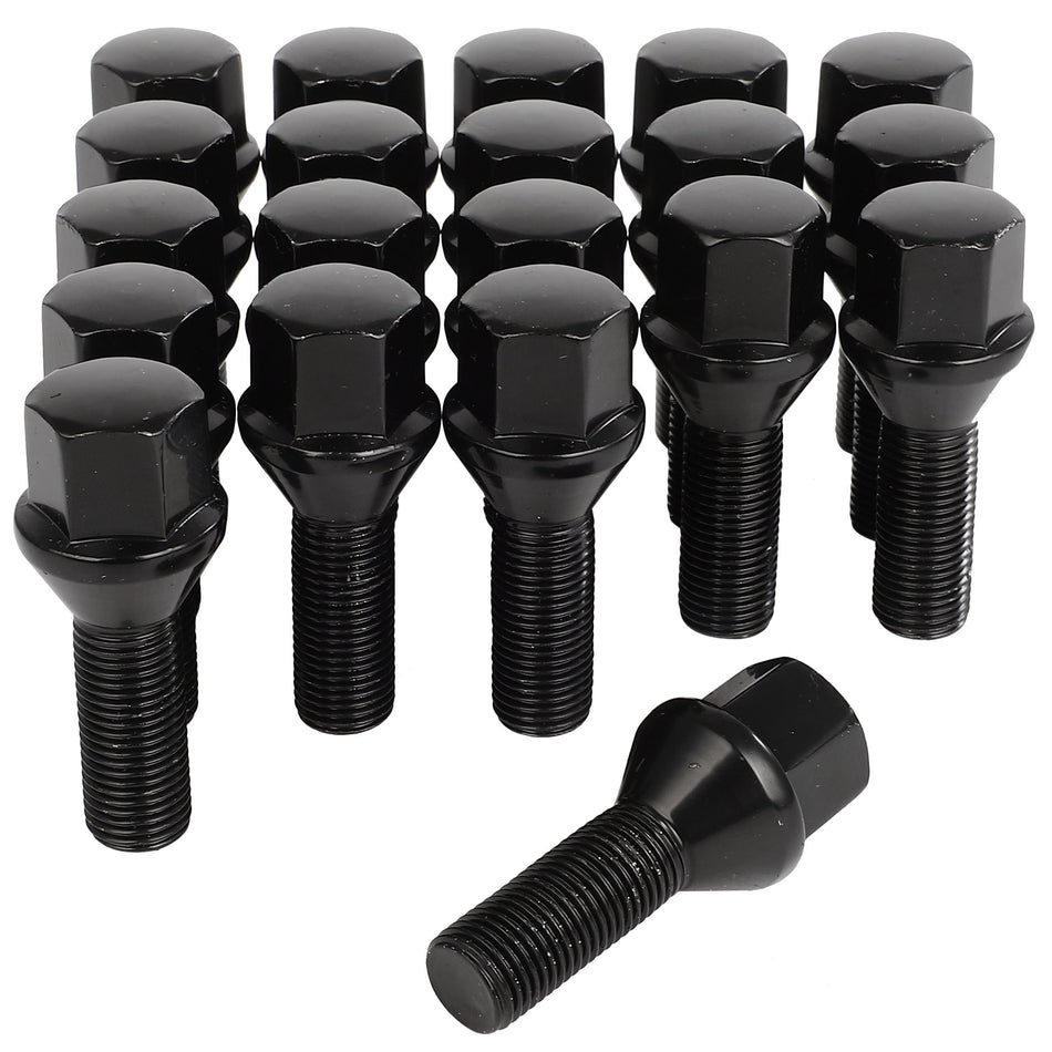 20X 12x1.25 Conical Cone Wheel Lug Bolts Shank 28mm For Jeep Renegade Dodge Dart