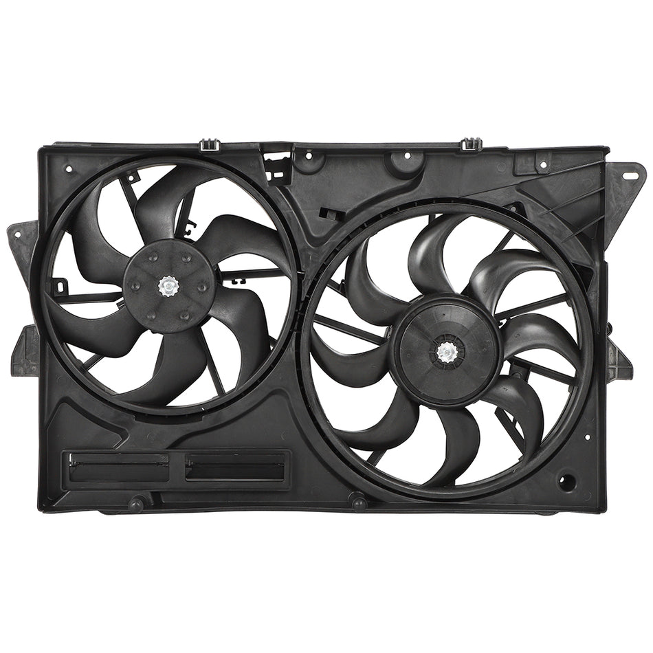 Electric Radiator Condenser Fan Assembly Fits 2016 2017 2018 2019 Ford Explorer
