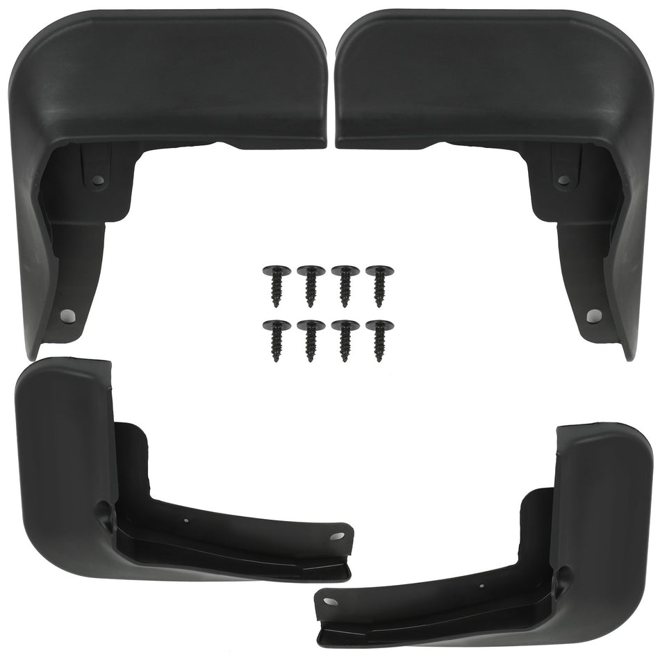 Mud Flaps Kit Fits 2018-2022 Toyota LE XLE Hybrid LE XLE 2018-2020 Hybrid L Base