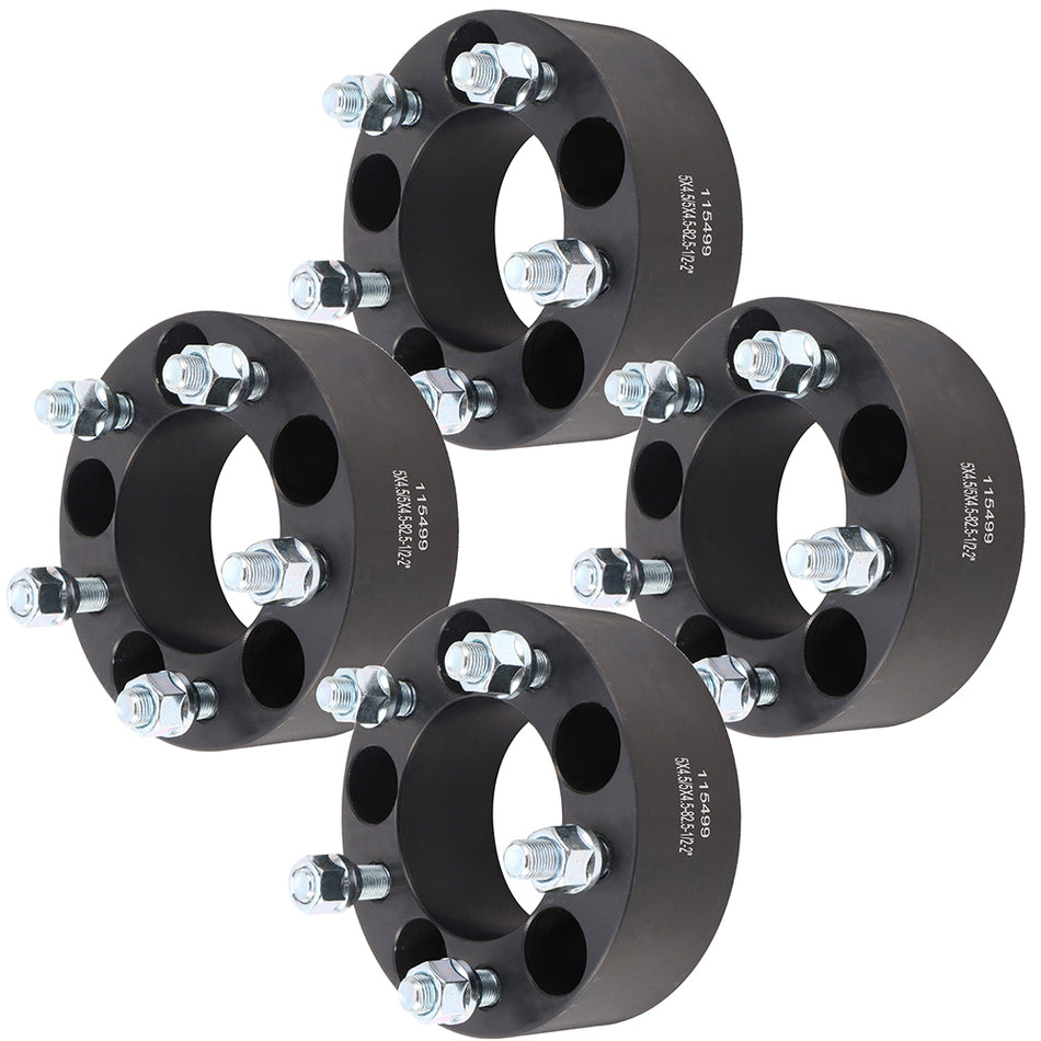 4Pcs 2 inch 5x4.5 5 Lug Wheel Spacers For 07-13 Ford Edge 55-67 Ford Fairlane