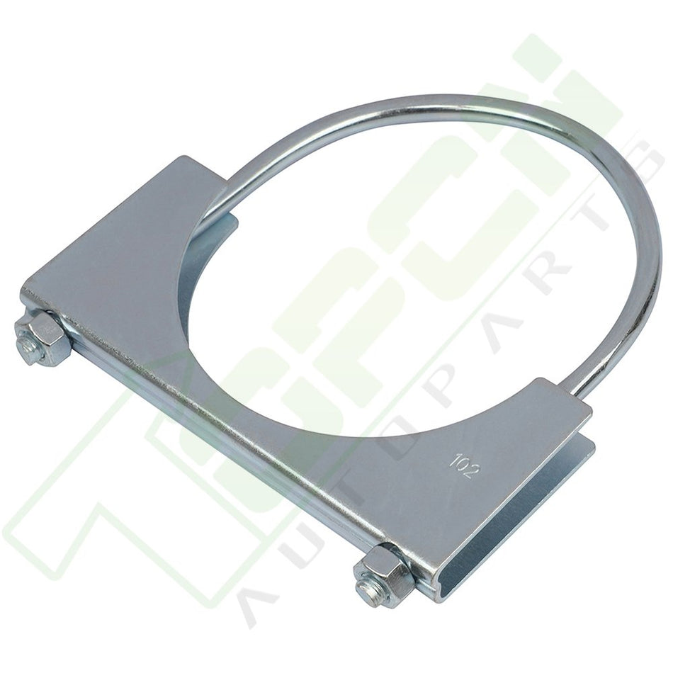 4inch Inch Exhaust Hanger Muffler U Bolt Clamp Iron Saddle