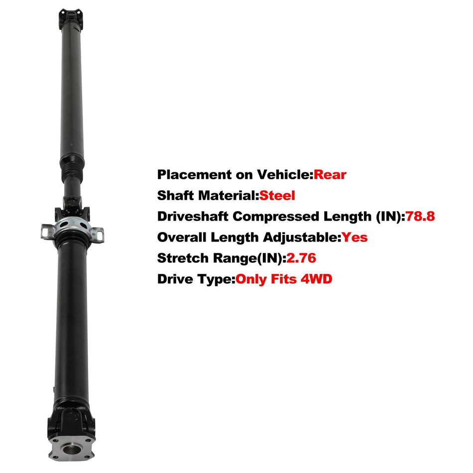 Drive Shaft fits Toyota Tacoma V6 4.0L 2005-2015 936-731 65-5014 655014