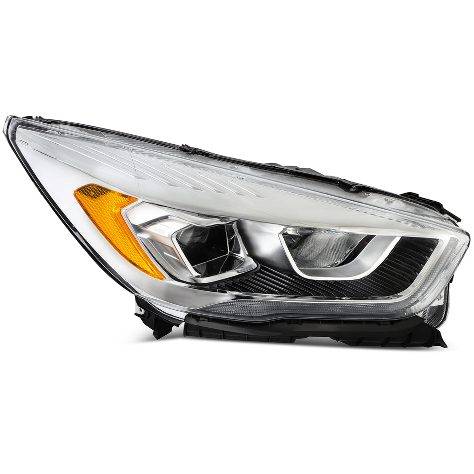 For Ford Escape 2017-2019 LED DRL Projector Headlight Assembly Set Right Side