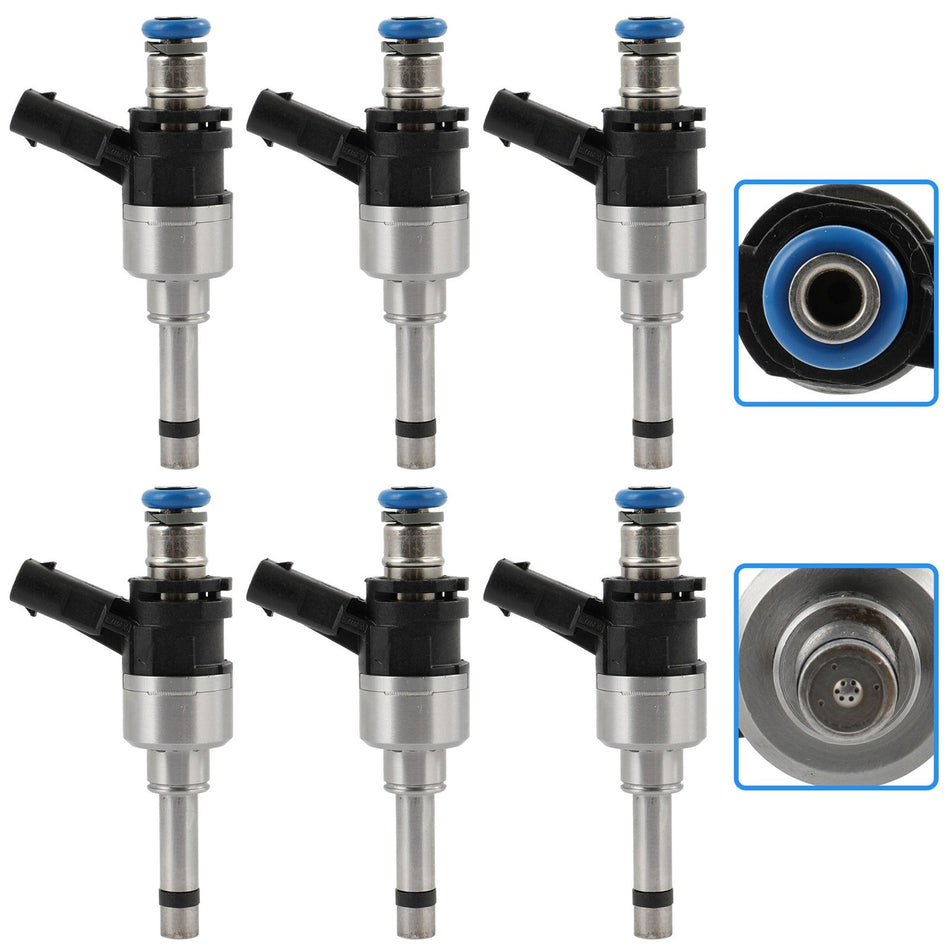 6 Fuel Injectors Fit Hyundai Palisade 3.8L 2020-23 Kia Cadenza 3.3L 2017-20