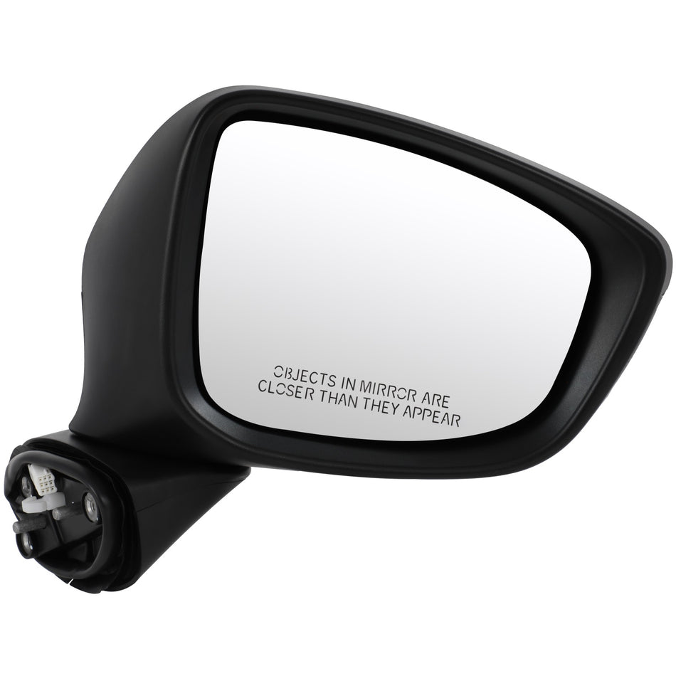 View Mirror 6 Wires POWERwithLAMPwithHEATwithBLACK For 13-14 MAZDA CX-5 Right Side