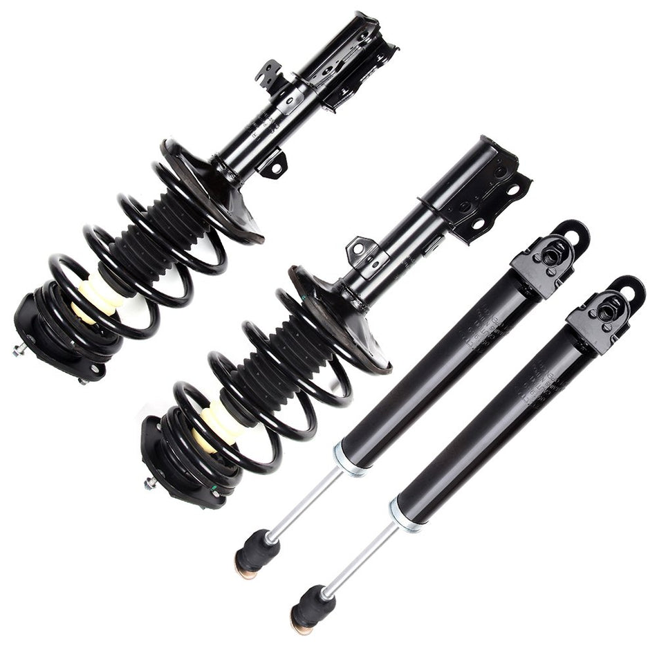 2002-2006 Nissan Altima Front & Rear Full Struts Assemblies with Coil Spring