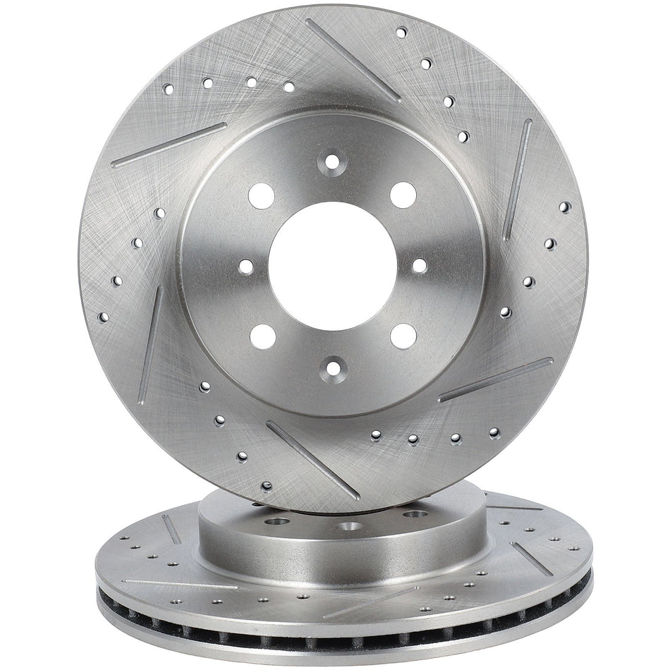 Drilled Vented Foe Acura El 1997-2005 For Honda Fit 2007-2014 Brake Rotors Front
