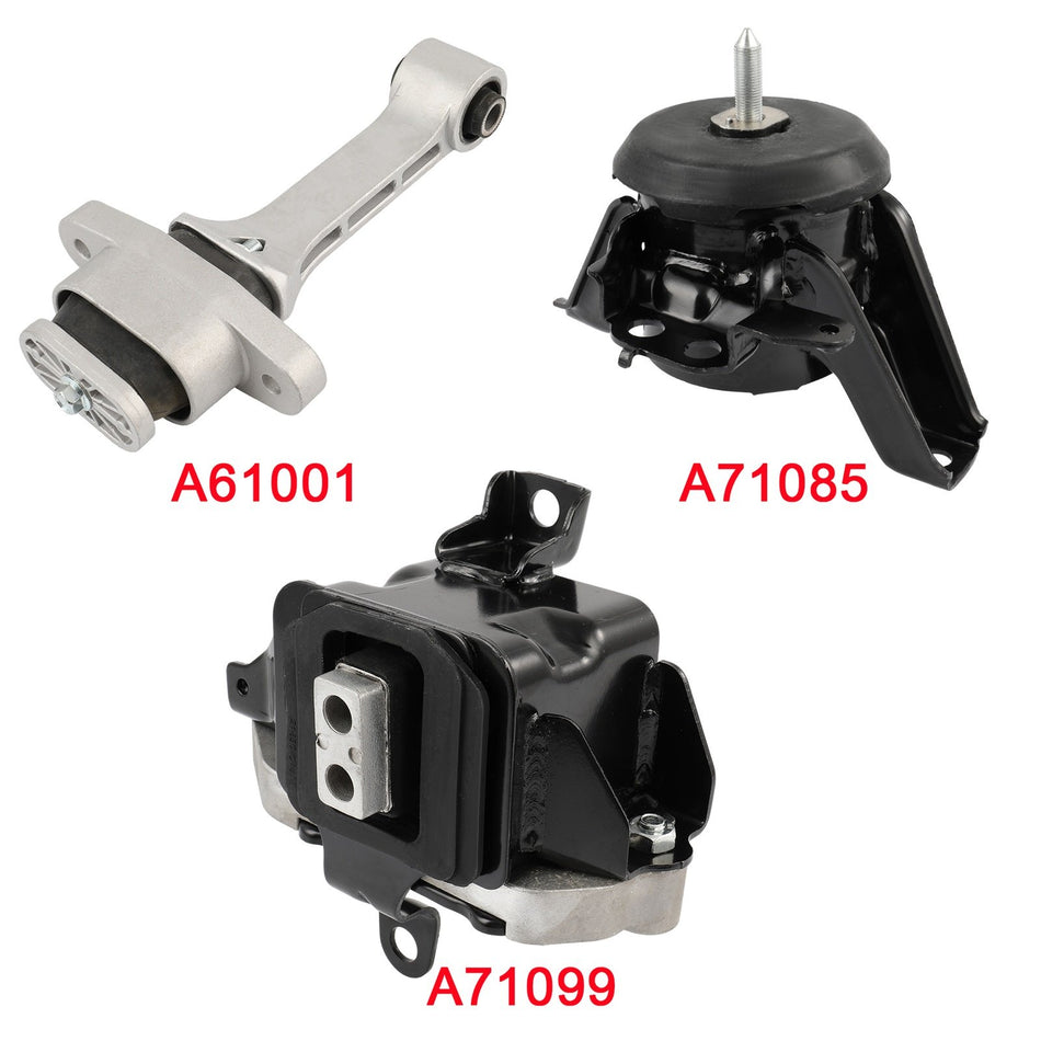 3PCS Engine Motor & Transmission Mount For Hyundai For Sonata 2015-18 Automatic