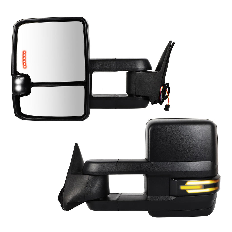 Power Heated Back Up Lamp Mirror For 1988-1998 Chevrolet C/K Pickup Suburban GMC