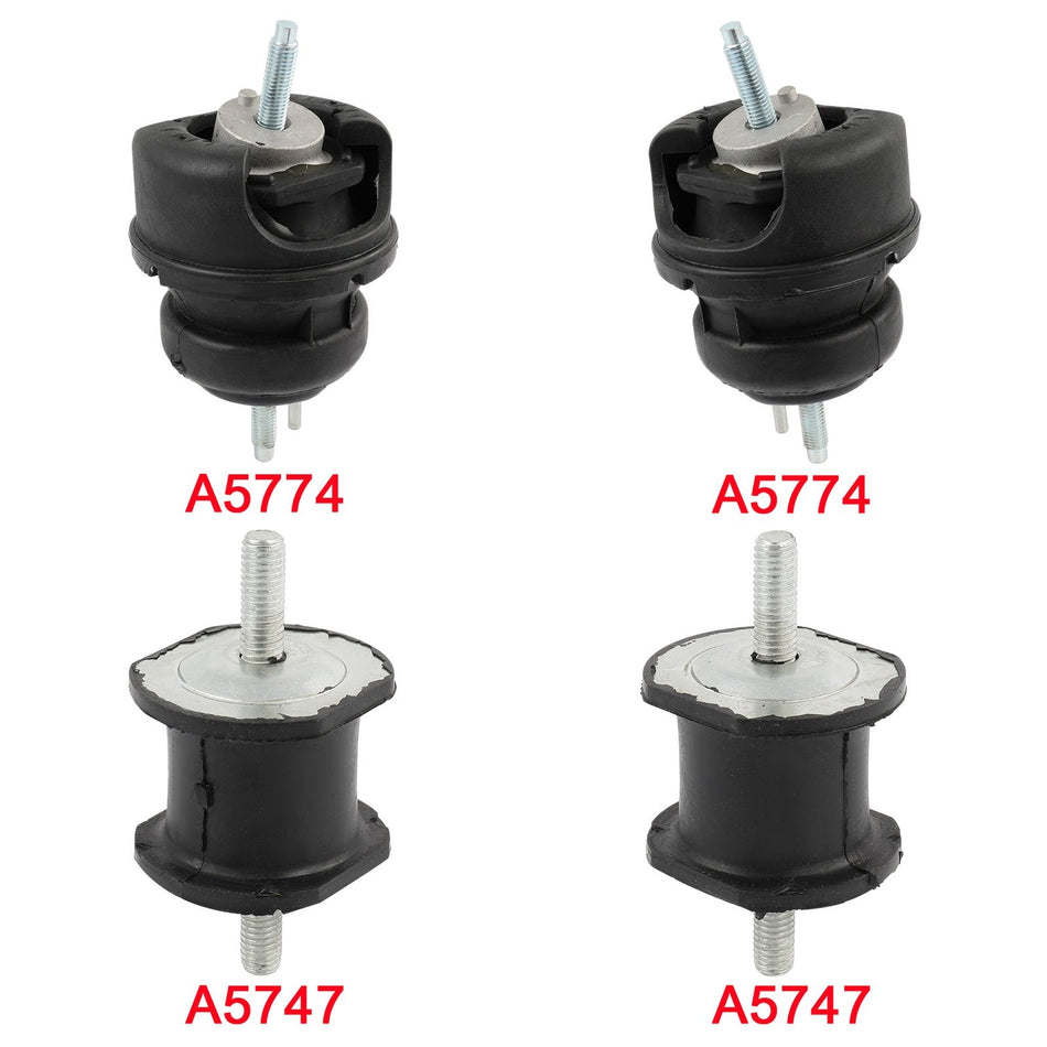 4PCS Transmission Engine Motor Mount For Cadillac CTS 2008-2015 Auto Trans