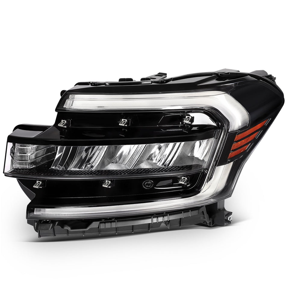 For Ford Expedition 3.5L 2022-2024 LED Black Headlight Assembly Left Driver Side