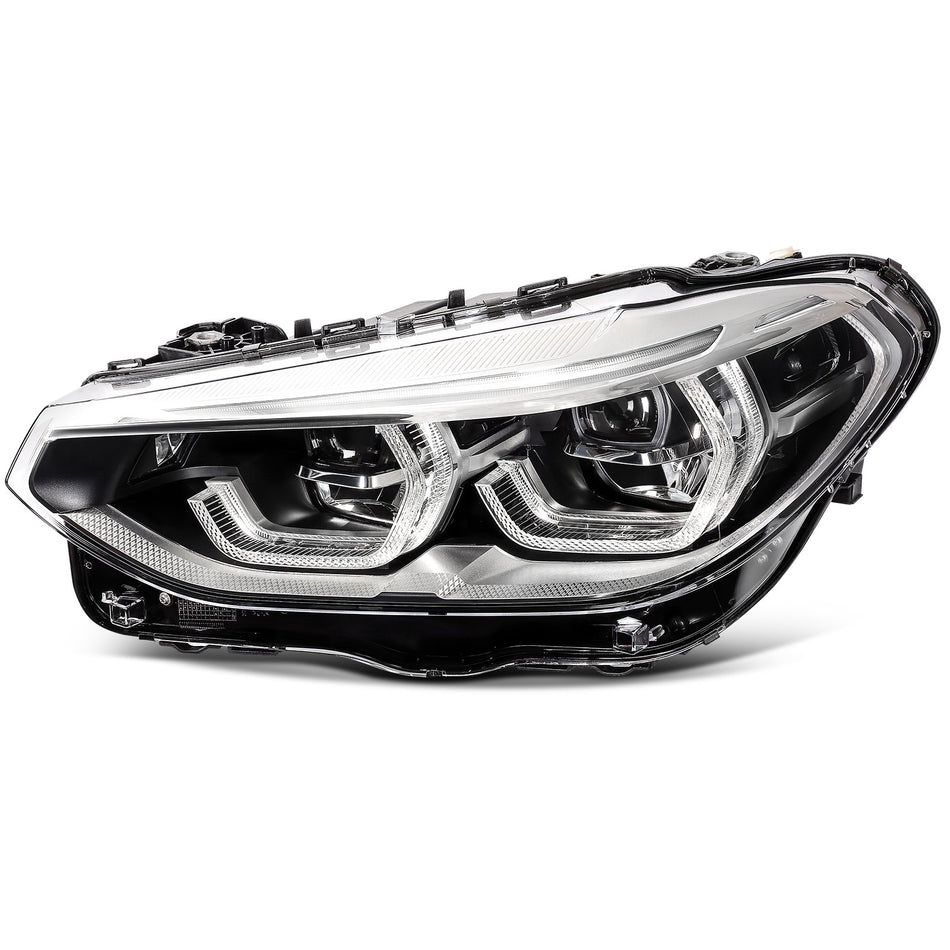 For BMW X3 X4 2.0L 3.0L 2018-2021 LED Headlight Assembly Set Left Driver Side