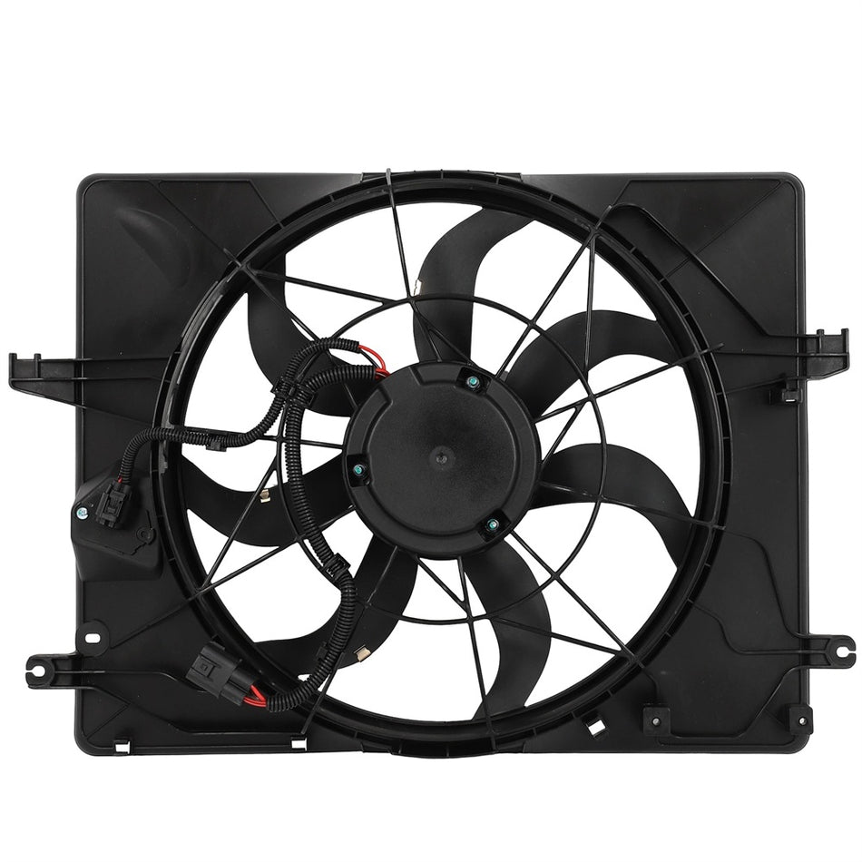 Electric Radiator Fan Assembly Fits 2013-2014 Hyundai GenESis Coupe