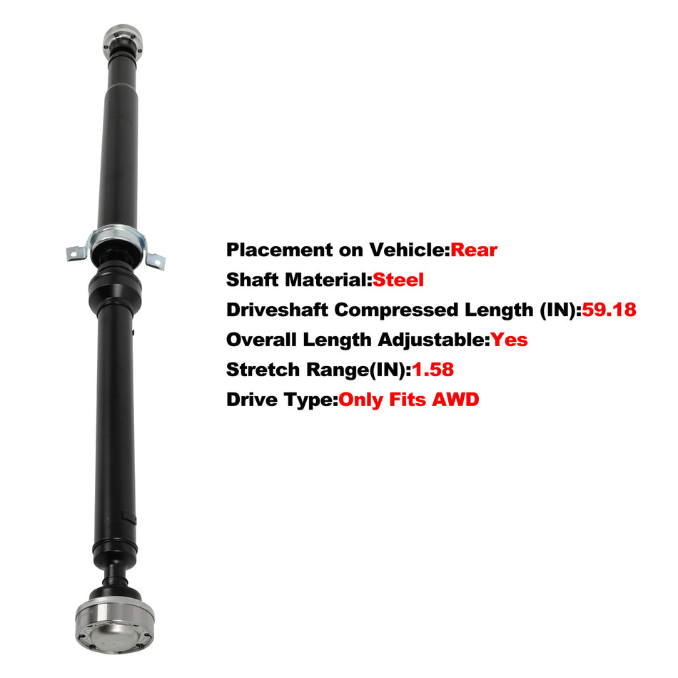 For Dodge Durango 2018-2019 Drive Shaft 52123633AA 52123633AB 52123633AC