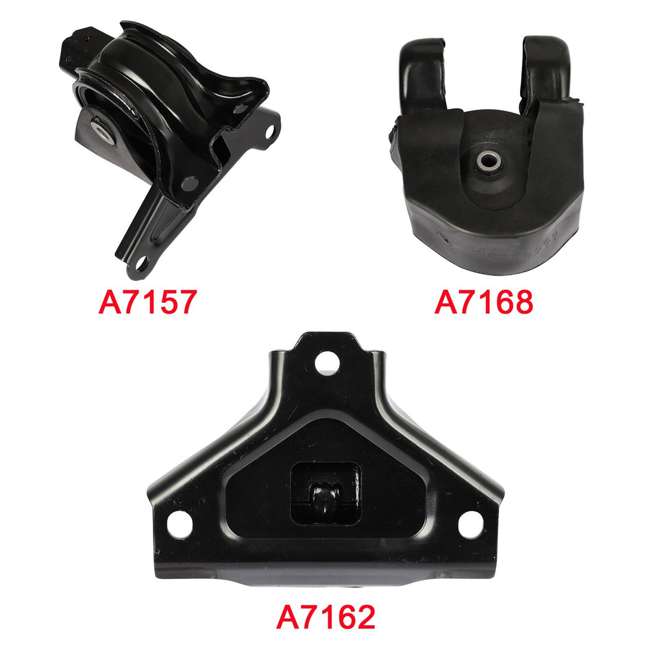 3PCS Set For Hyundai For Sonata 2.4L 2009-2010 Auto Trans Engine Motor Mount