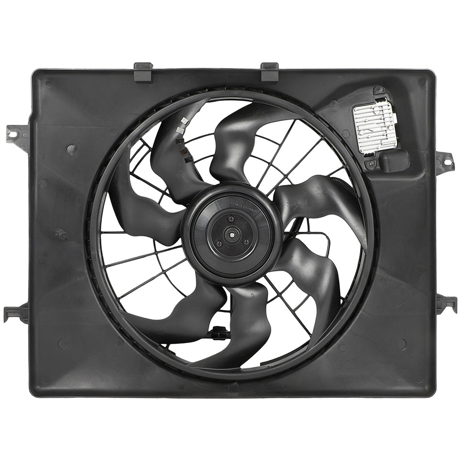 Electric Radiator Fan Assembly Fits 2014 Hyundai Sonata 2014-2015 Kia Optima