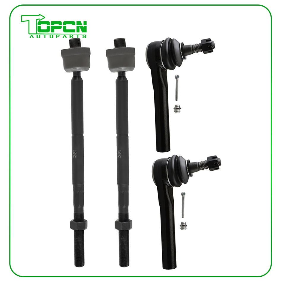 Front Steering Tie Rod End For 2014 15-2018 Chevrolet Silverado GMC Sierra 1500