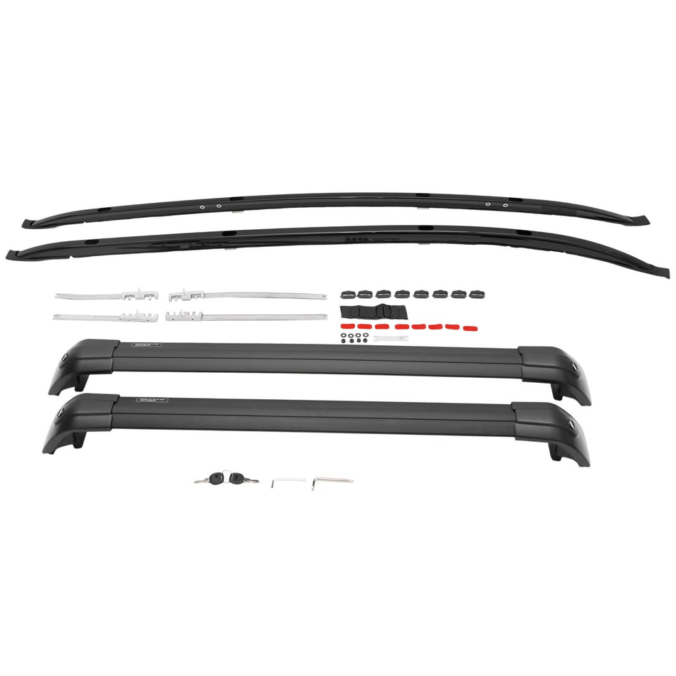 Roof Rack Corss Bar with Roof Rail Aluminum Luggage Carrier For HONDA HRV 2023-2024