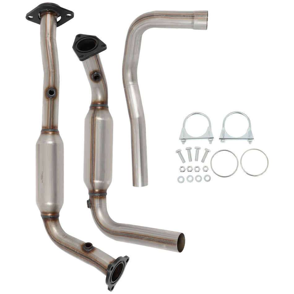 2PCS Catalytic Converter Kit For 2005-2006 Hummer H2 Base Luxury Sport 6.0L