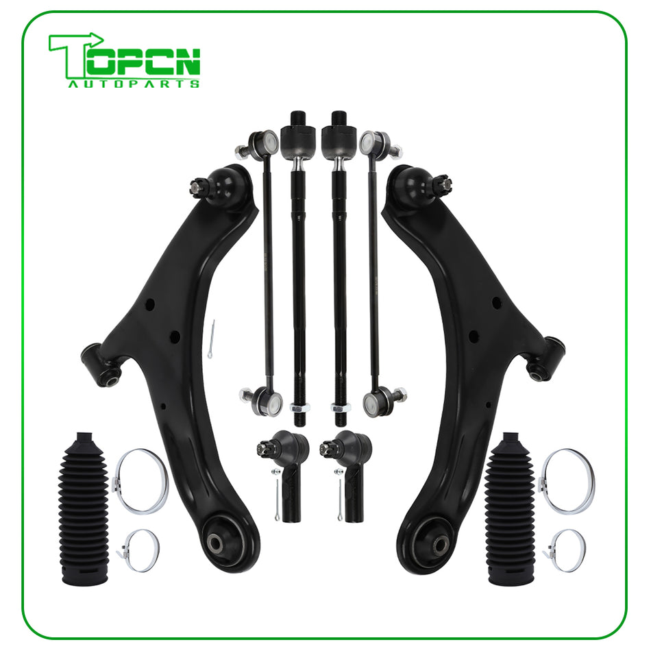 Front Lower Control Arm Sway Bar Tie Rod End For 2006-2013 Suzuki Grand Vitara