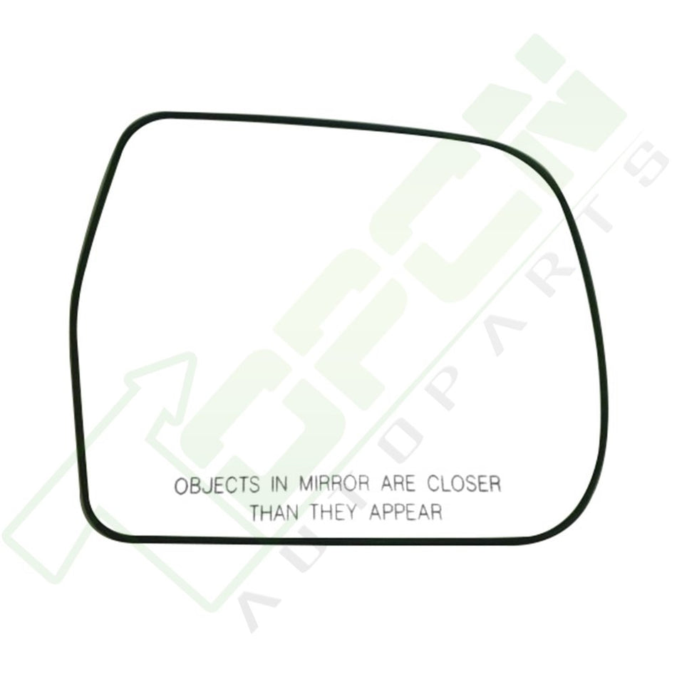 Convex Mirror Glass W/base For 2001-2007 TOYOTA HIGHLANDER RH Right Side