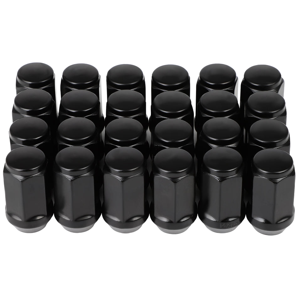 24X M14x1.5 7/8inch Hex Bulge Acorn Lug Nuts For Chevy Camaro Impala Silverado 1500