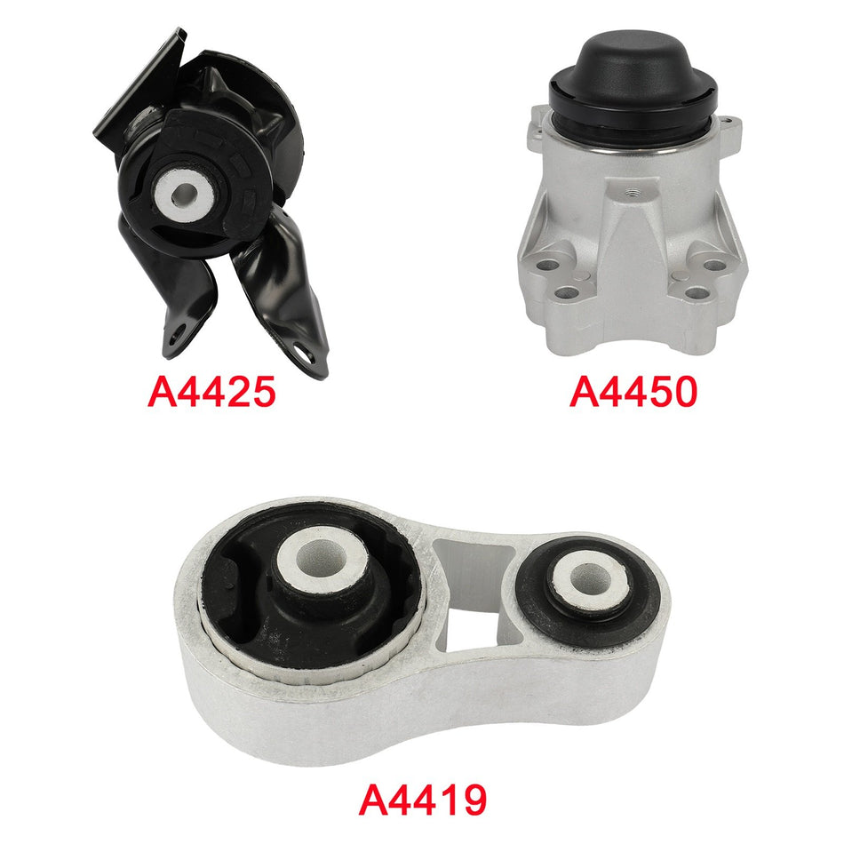 For Mazda CX-9 2007-2012 V6 3.5L V6 3.7L 3x Engine Motor & Transmission Mount