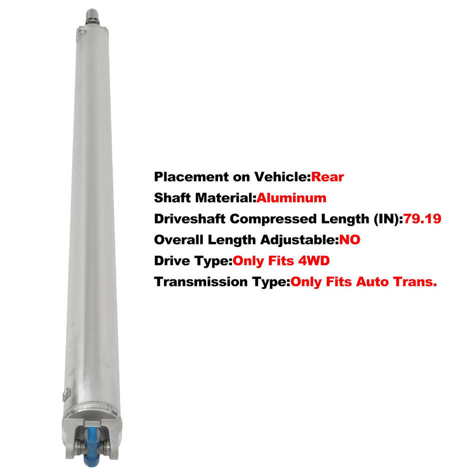 Driveshaft For GMC Sierra 1500 05-06 All Engine 946-003 4WD/AWD Rear 10382034