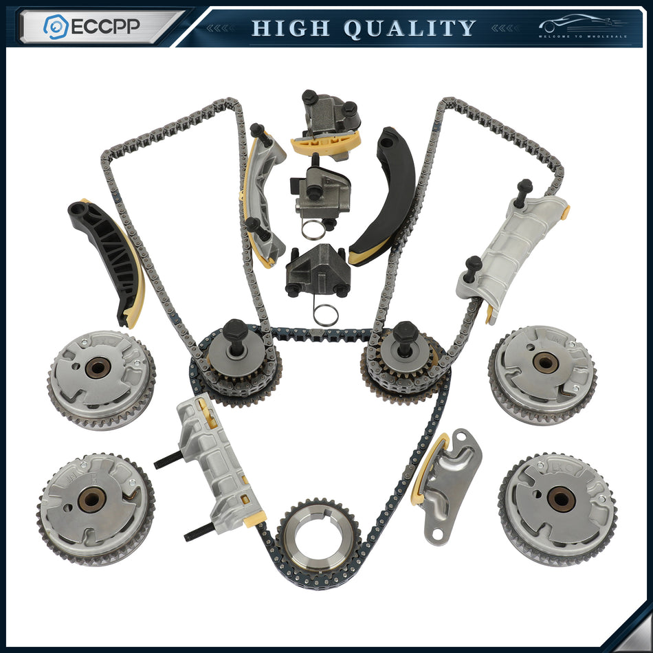 Timing Chain Kit and VVT Gears for 07-22 Buick Enclave Chevy Traverse GMC 3.6 3.0 133833