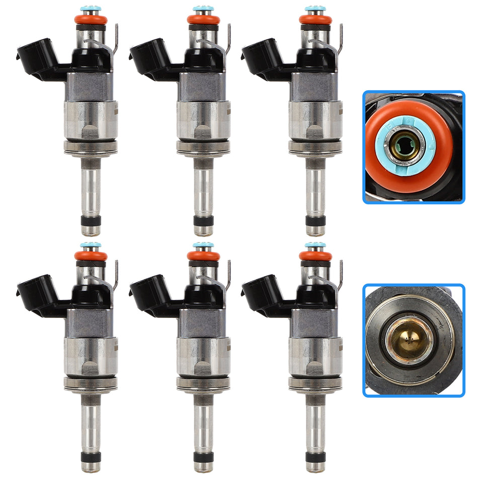 6pcs Fuel Injectors Fit Ford F-150 2.7L 2018 2019 2020 JT4Z-9F593-C