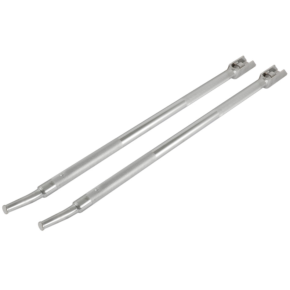 2x 40inch Polished Steel Mini Winch Bar For Conveniently Tightening The Wiinches
