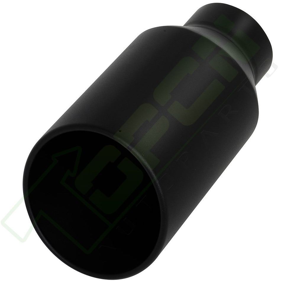 Bolt On Black Exhaust Tip 15inch Long Stainless Steel 5inch Inlet - 8inch Outlet