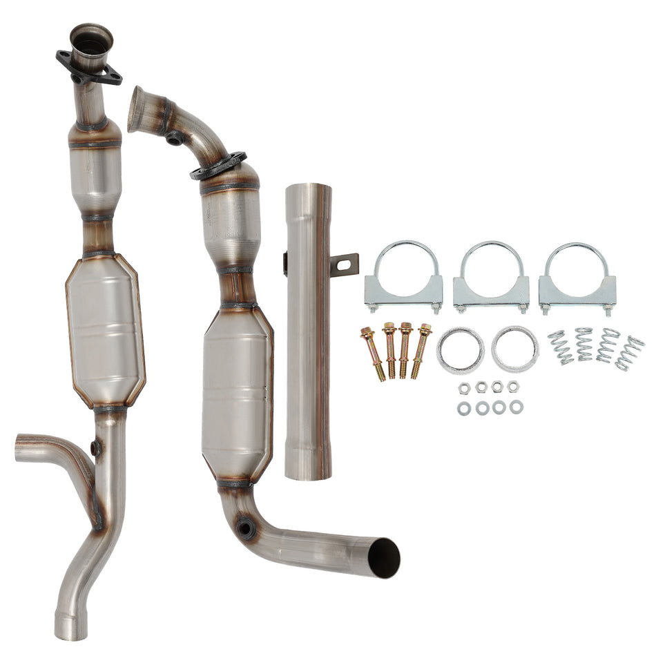 2PCS EPA Catalytic Converter Fit 1999 2000 2001-2003 Ford F-150 5.4L 4WD