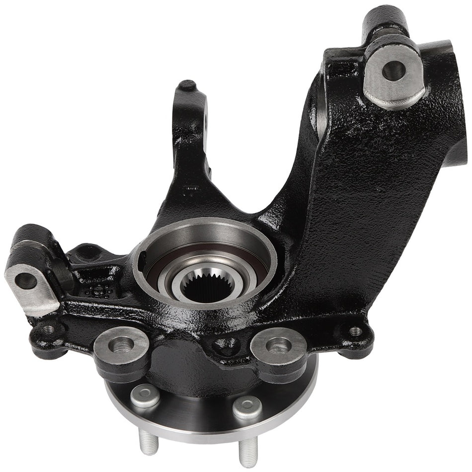 Front Left Wheel Bearing Hub Steering Knuckle For 2012 2013-2018 Ford Focus 2.0L