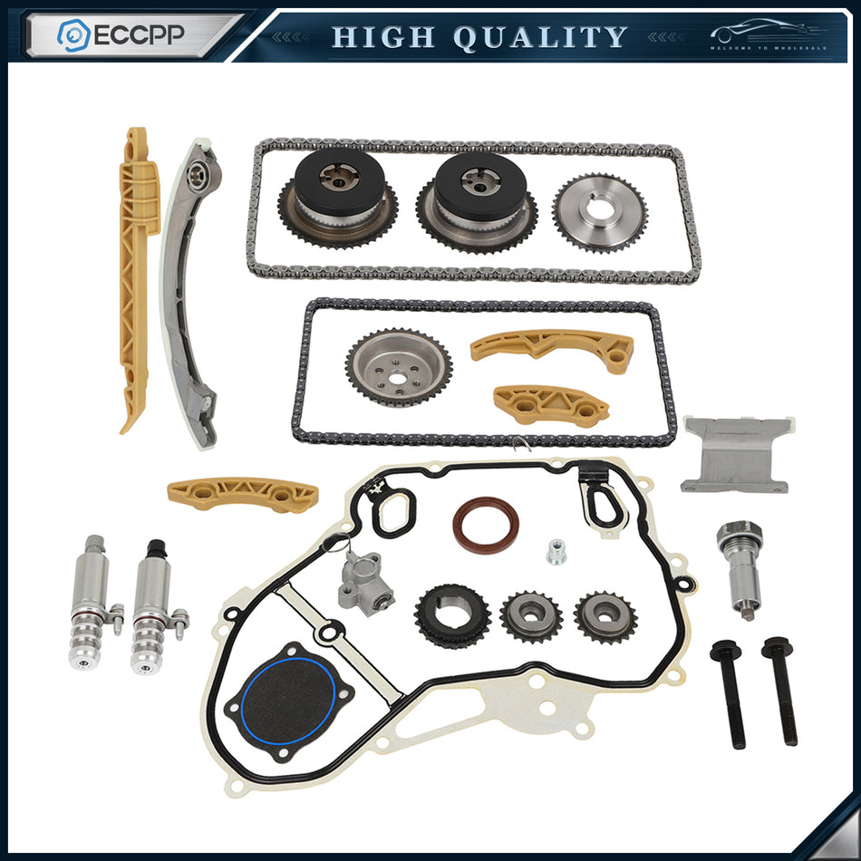 For 11-17 Chevrolet Equinox 2.4L 09-10 Cobalt 2.2L Timing Chain Kit 90537632 134150