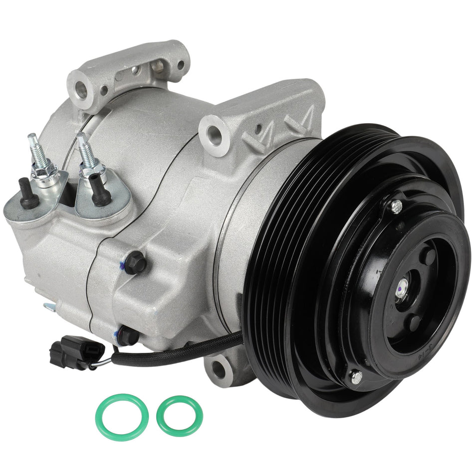 A/C Compressor w/ 6-Groove for Honda Pilot 16-20 Ridgeline 17-19 Acura MDX 14-16