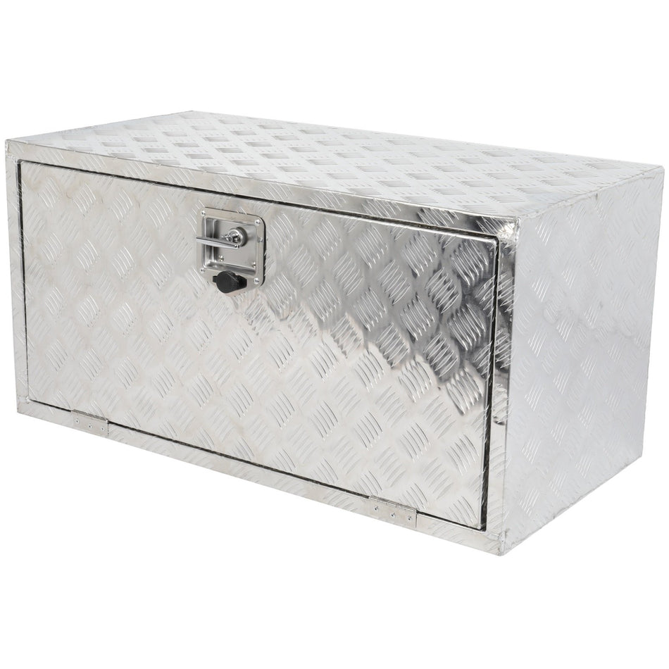 Aluminum Storage Tool Box 2x Chain 36inchX18inchX18inch For Truck / Garage / RV Wholesale