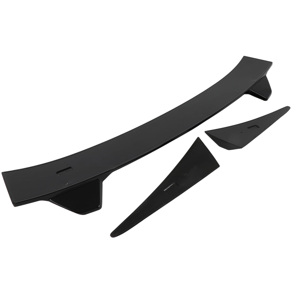For 2022with Honda Civic Sedan Black Type R Style Roof Window Spoiler Wing