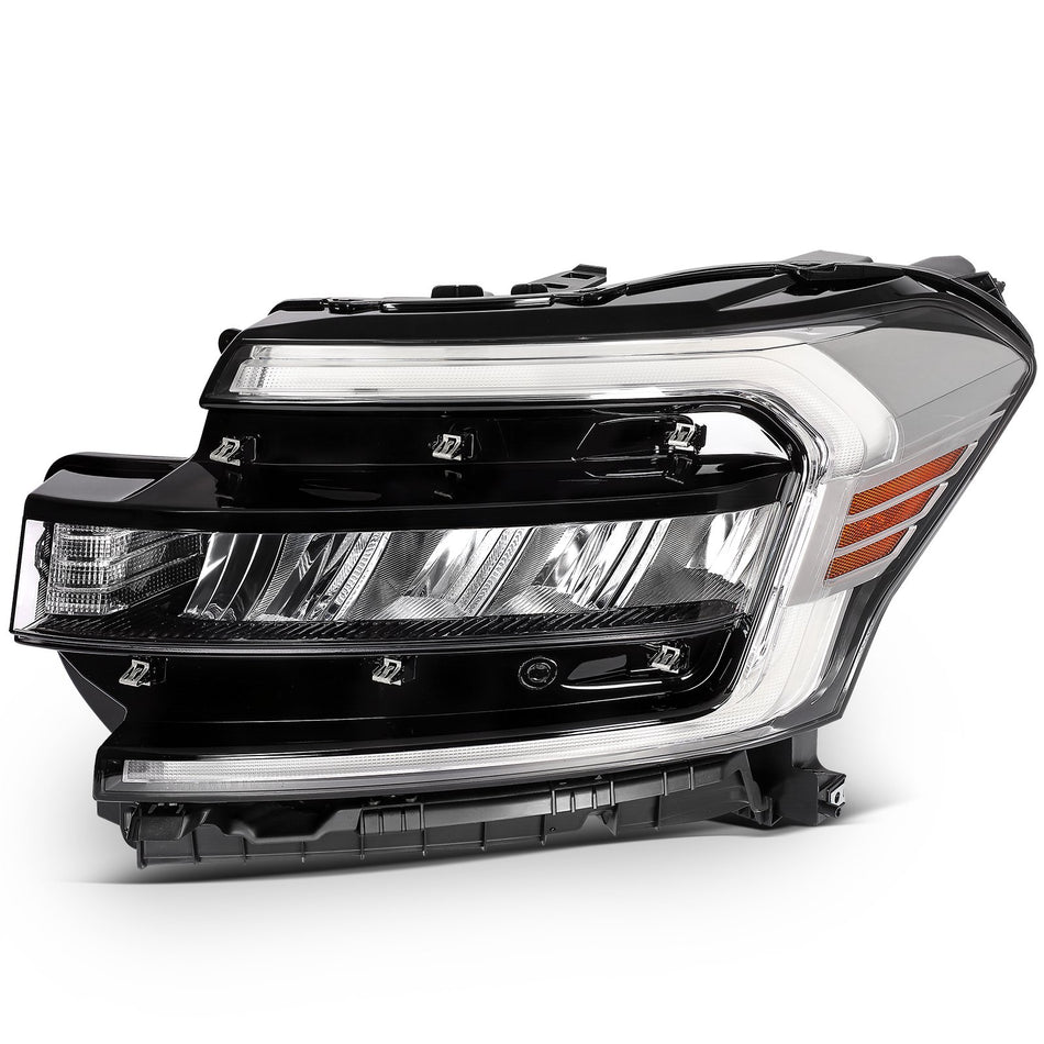For Ford Expedition 3.5L 2022-2024 LED Chrome Headlight Assembly Set Left Side