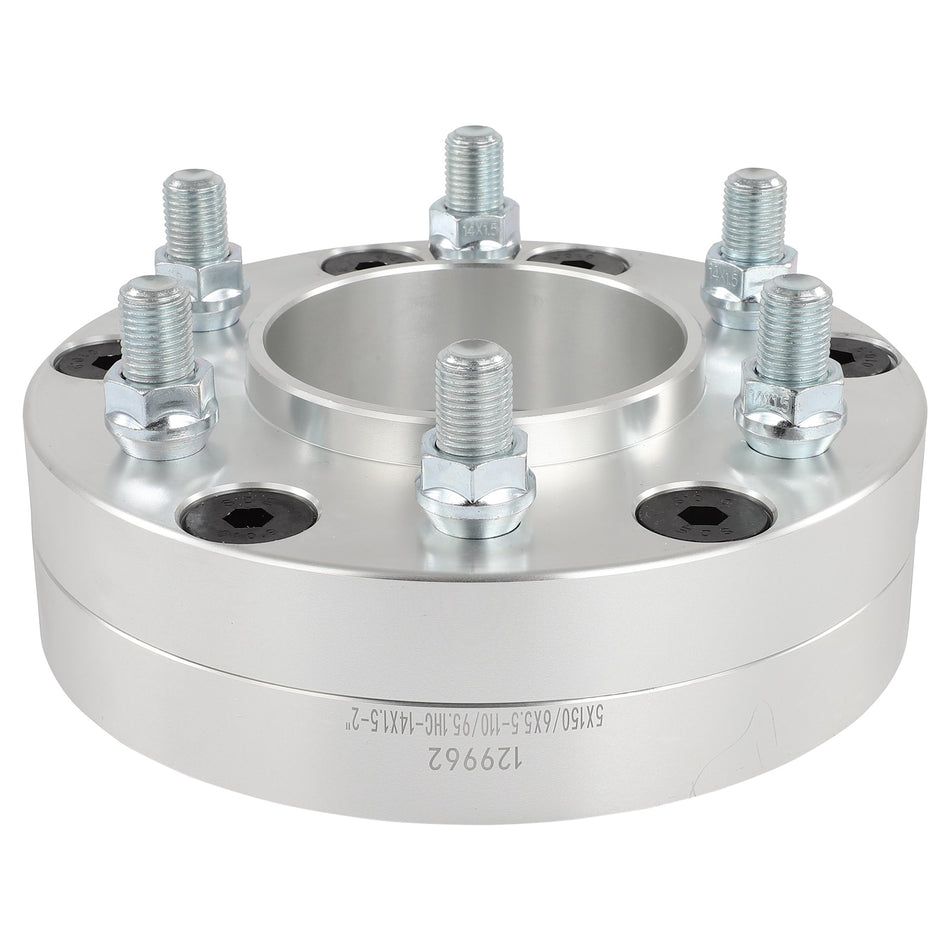 4 2inch 5x150 to 6x5.5 Wheel Adapters 14x1.5 For Toyota Tundra Sequoia Land Cruiser