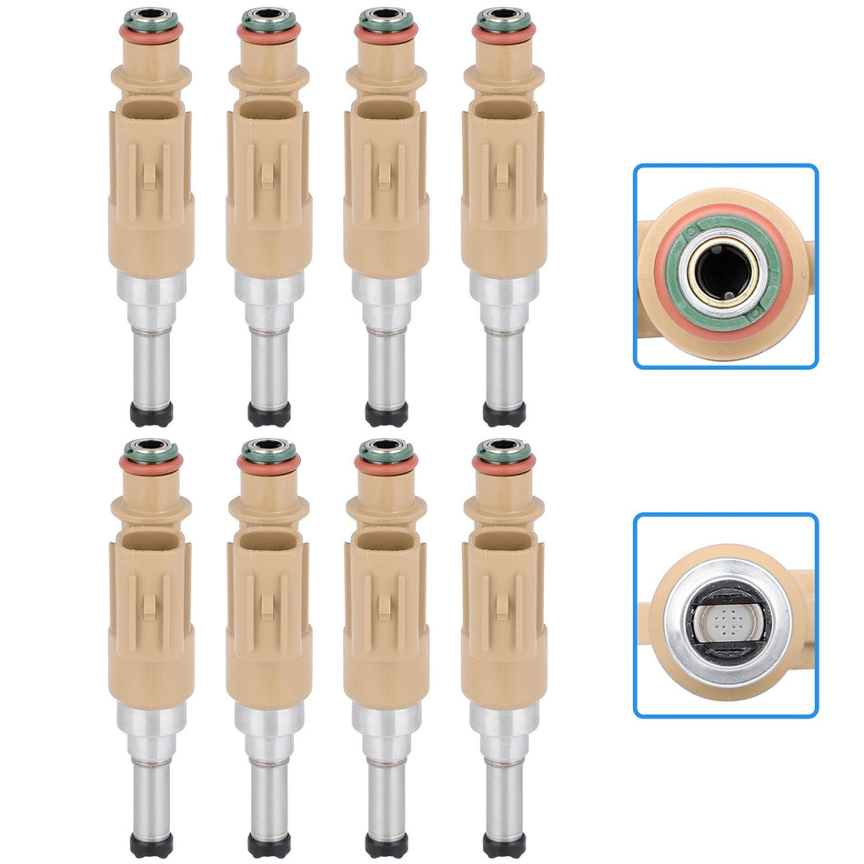 8pcs For Toyota Tundra 5.7L 2007 2008 232503810 Fuel Injectors 23250-3810