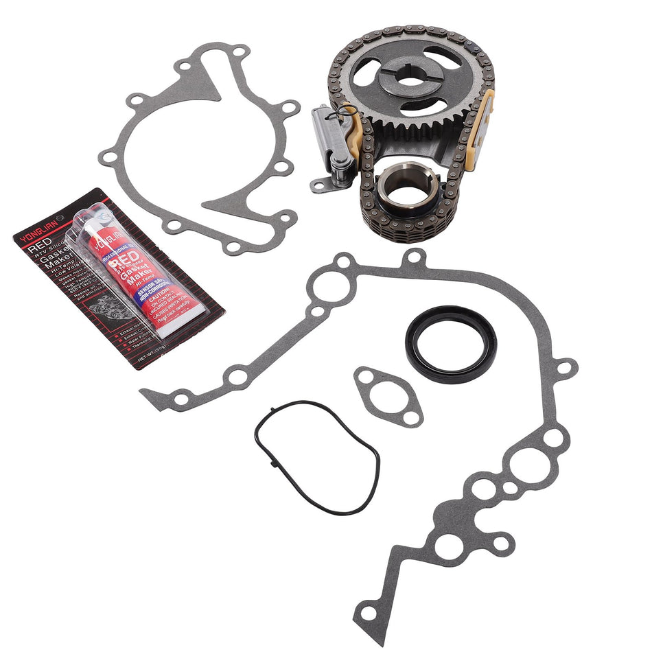 Timing Chain Kit Cover Gasket For Ford E-150 F-150 F-250 Mustang 3.8L 3.9L 4.2L