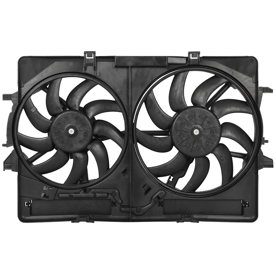 Electric Radiator Condenser Fan Assembly Fits 13 14 15 Audi S4 2010-2016 Audi S5