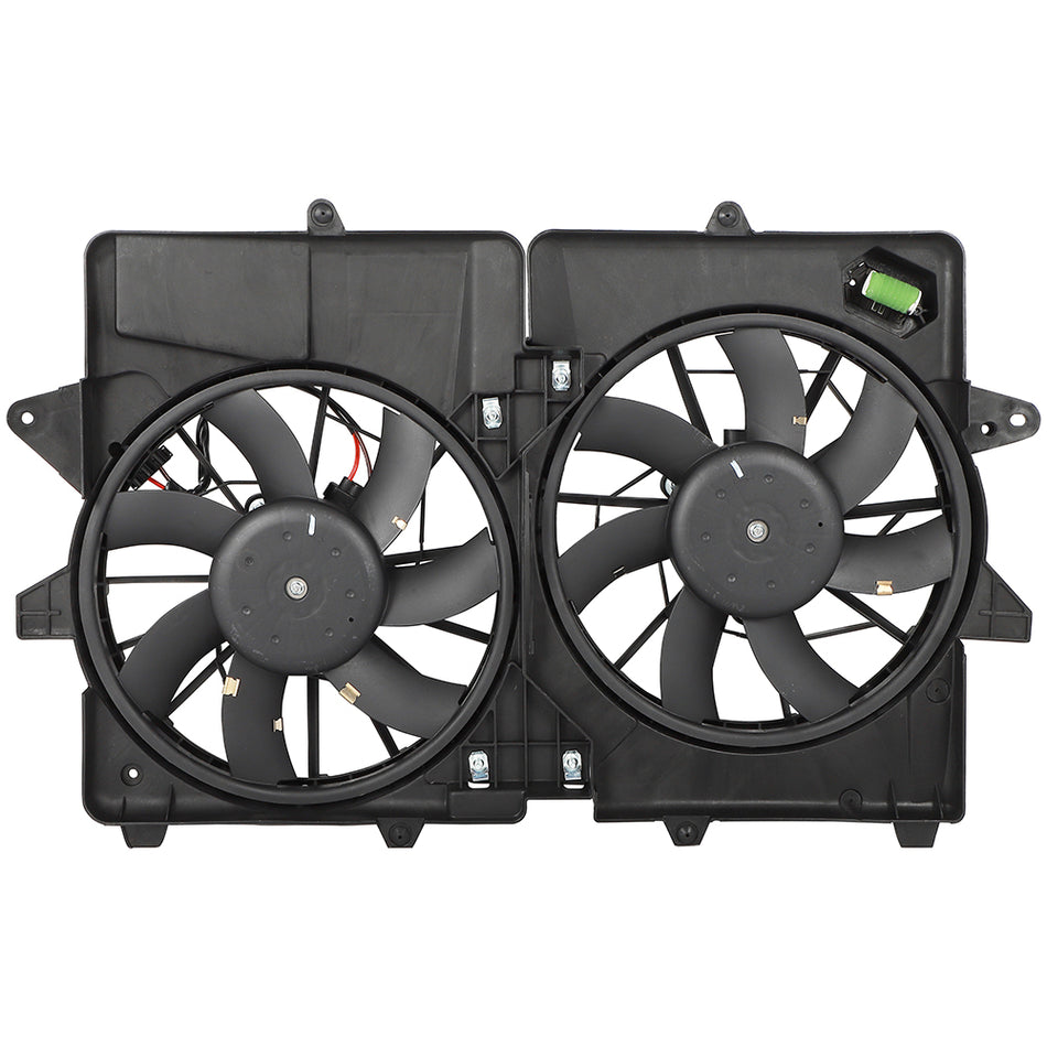 Electric Radiator Condenser Fan Assembly Fits 2005 2006 2007-2012 Ford Escape