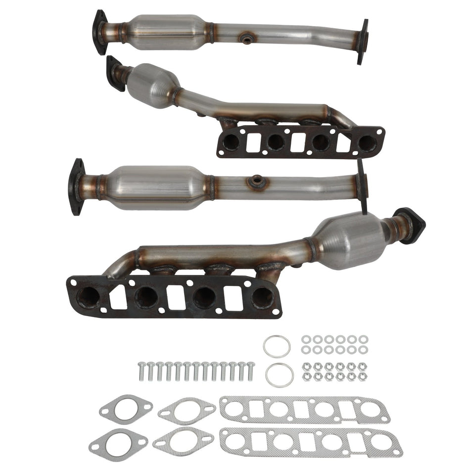 FrontwithRear Manifold Catalytic Fits 2004 2005-2015 For Nissan Titan 5.6L EPA