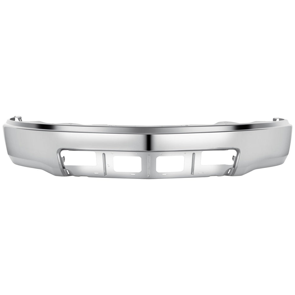 Steel Front Bumper Face Bar w/o Fog Light & Sensor Hole For 14-15 Silverado 1500