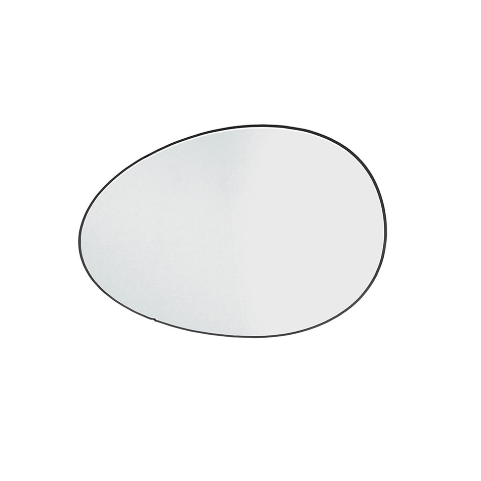 Mirror Glass FULL SIZE ADHESIVE For 07-15 MINI COOPER Driver Side W/Plate