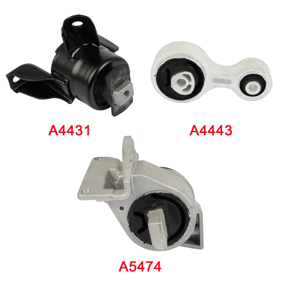 A4431 A5583 A4443 Engine Motor Mount Fits For 2009-2013 Mazda 6 2.5L 3pcs