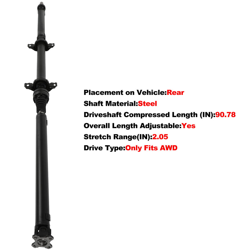 Drive Shaft Prop Assembly for Toyota Highlander 2008-2014 65-5006 37100-48030